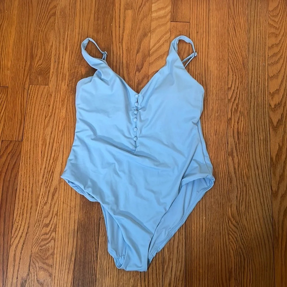 Andie The Milos One Piece Swimsuit Sky Blue size XL NWT - Picture 3 of 8